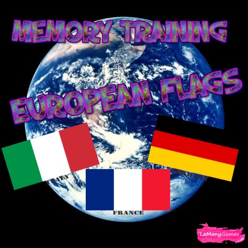 MEMORY TRAINING. EUROPEAN FLAGS