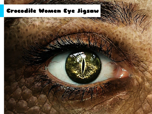 Crocodile Women Eye Jigsaw