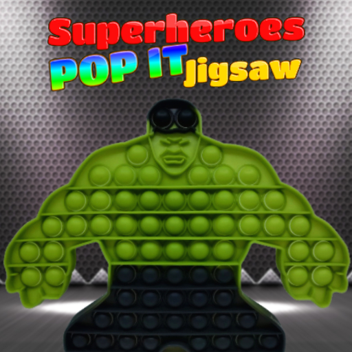 Superheroes Pop It Jigsaw